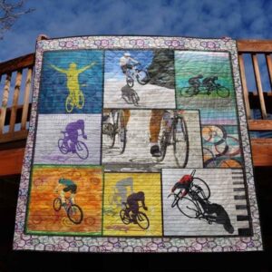 Life Is Better On A Bicycle Quilt Blanket Ht10  Quilt